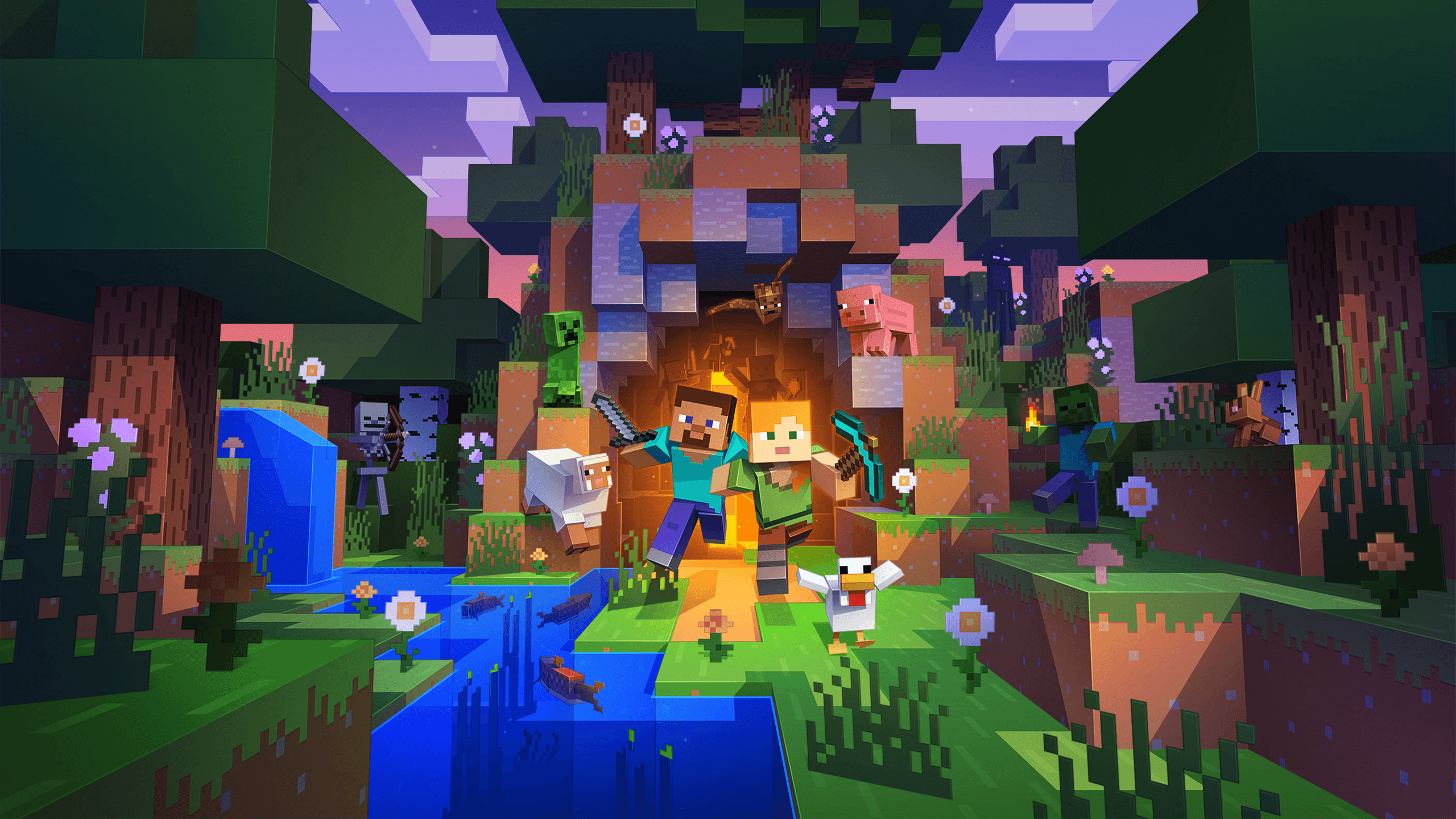 Minecraft survival world